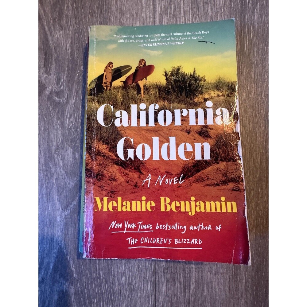 California Golden Melanie Benjamin Trade Paperback Surf Novel Women's Fiction